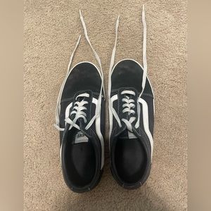 Black and White Old Skool Skate Vans